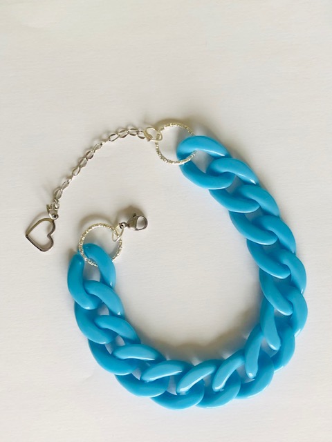 Bracelet Jade bleu clair